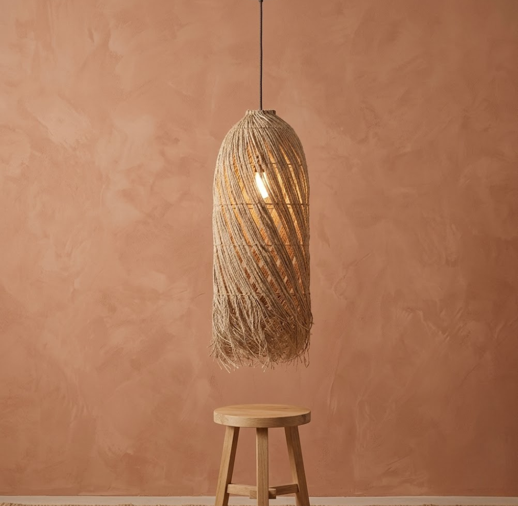 Lantern cage with alang grass motif