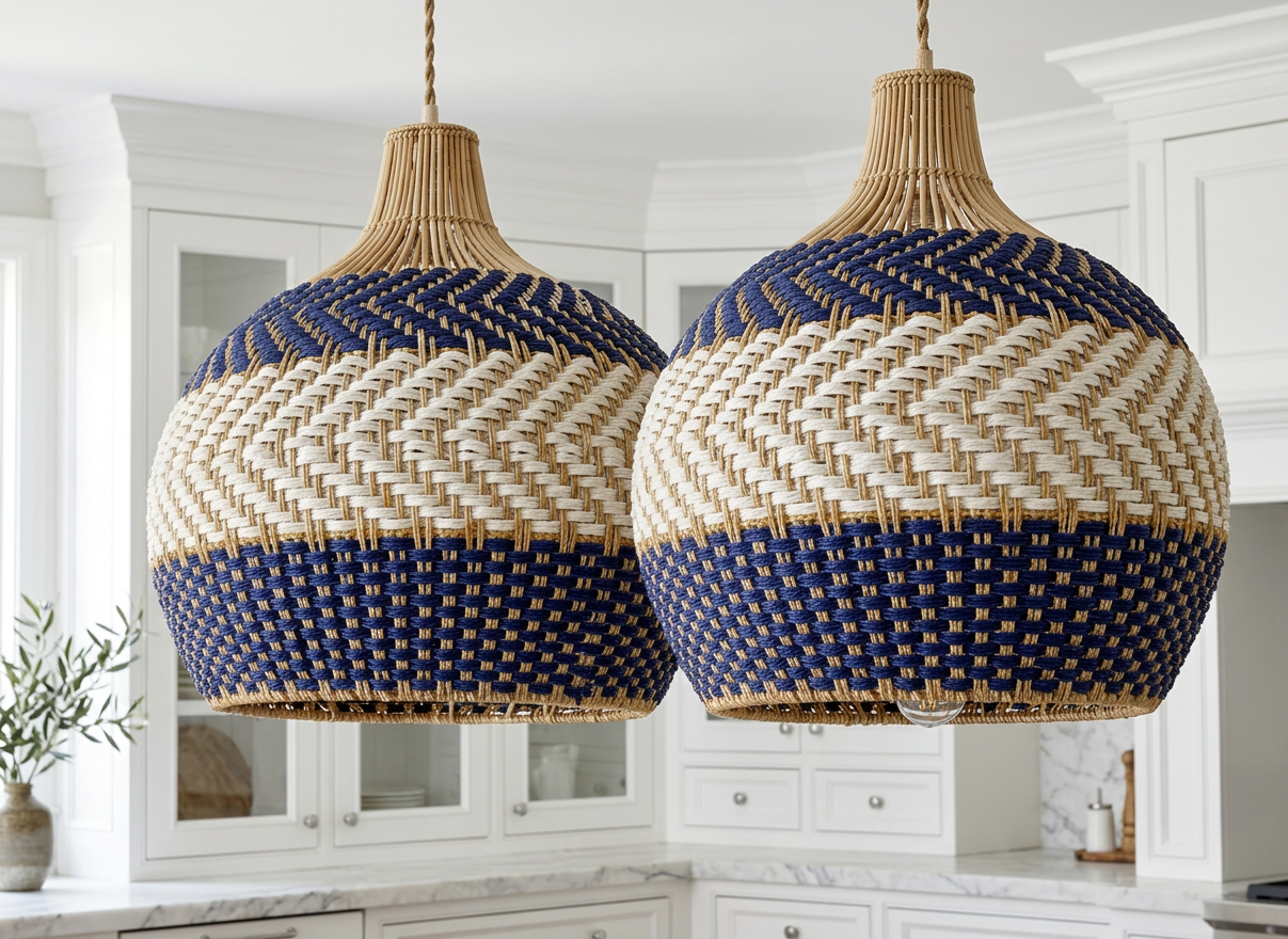 Synthetic rattan decor