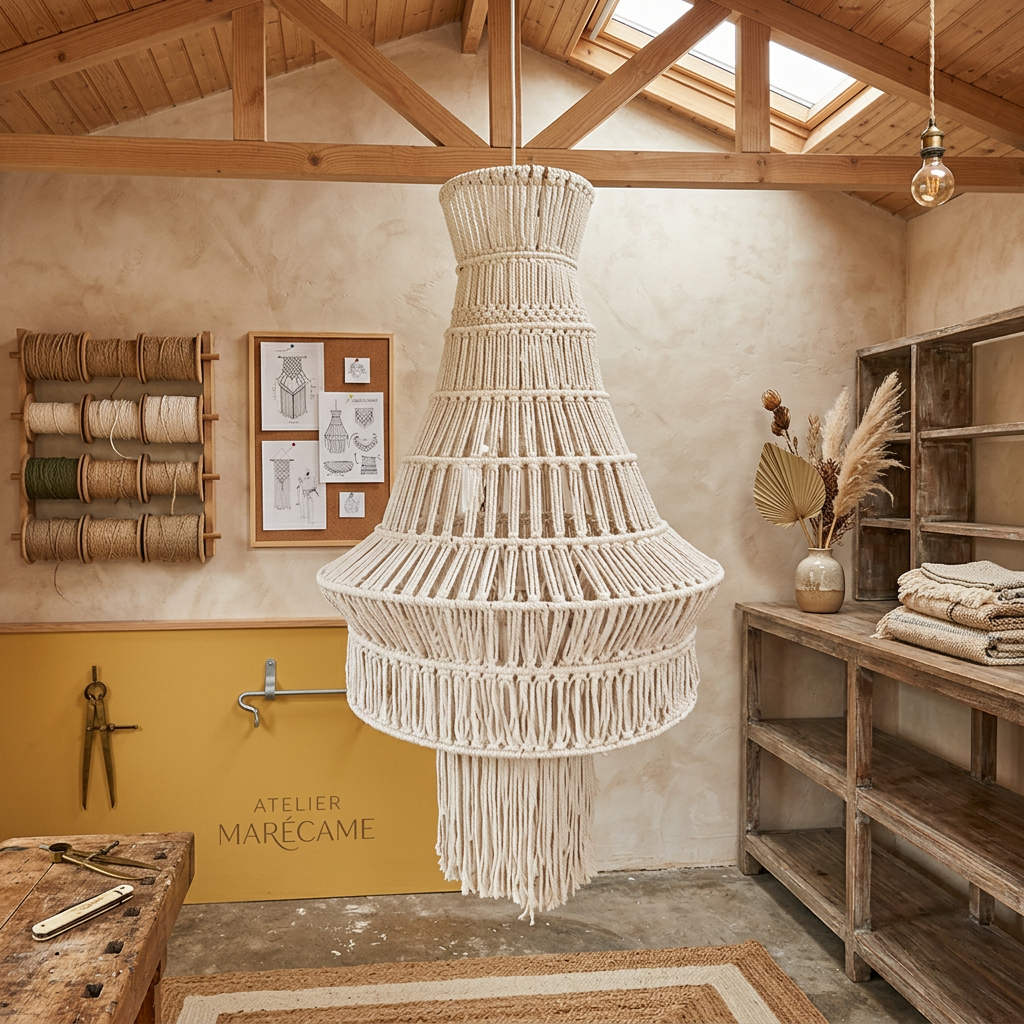 Woven cotton decor