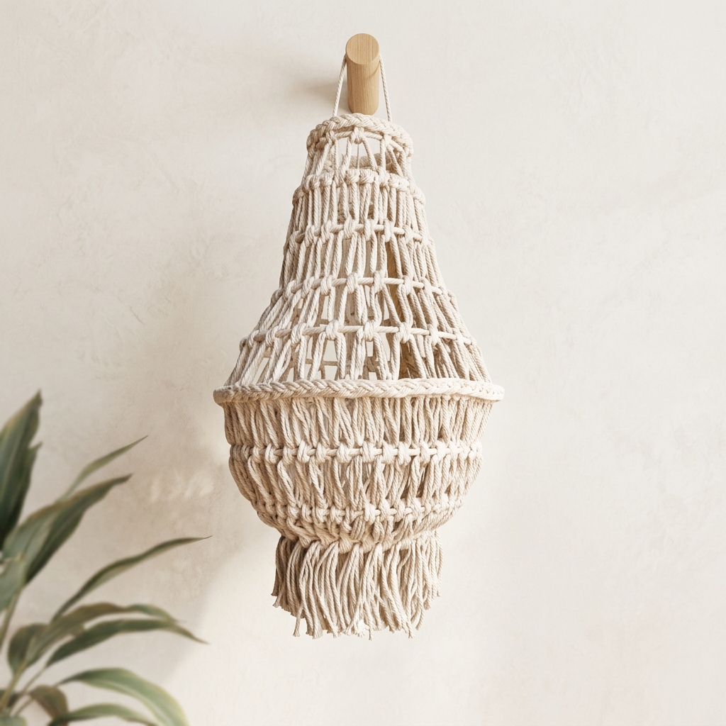 Woven cotton decor