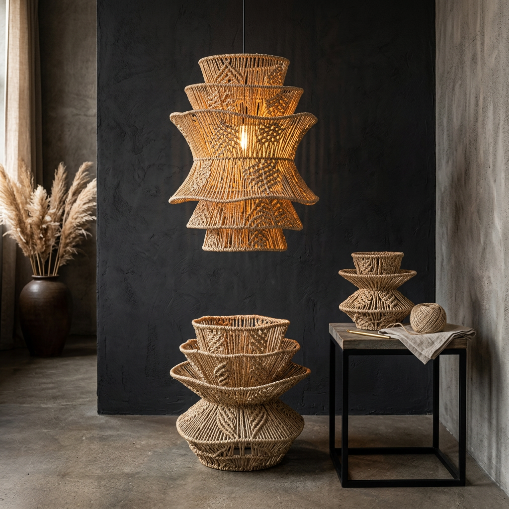 Natural bone of rattan decor